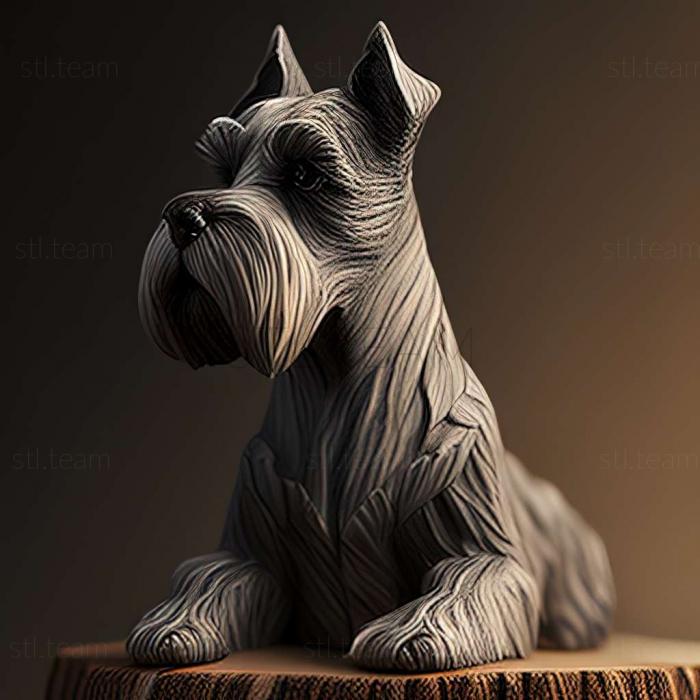 Zwergschnauzer dog